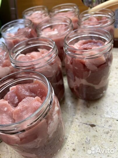 Свинина, говядина тушеная