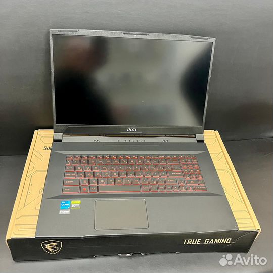 Новый игровой ноутбук msi rtx 2050/6 ядер i5-11