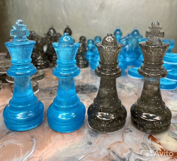 Шахматы и шашки набор ручной работы