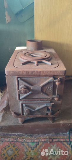 Печь буржуйка чугунная разборная