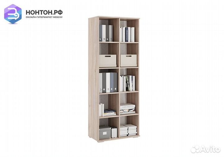 Стеллаж Алина 16.01 дуб мария / белый