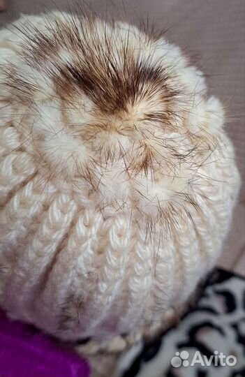 Шапка норковая женская