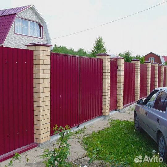 Профлист, профнастил для забора и кровли