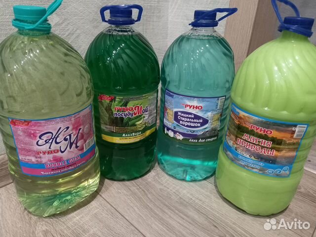 Набор Гель для стирки, кондиционер, мыло