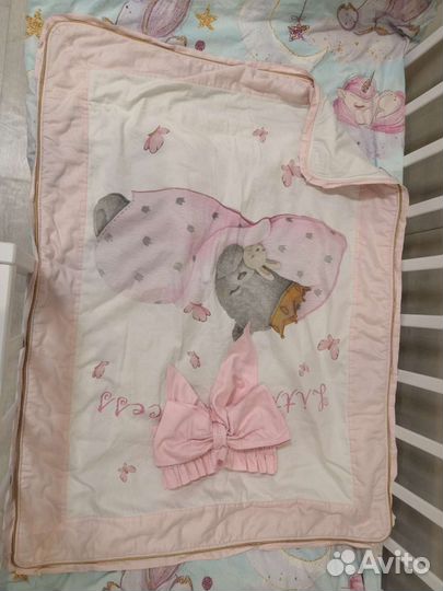 Бортики в круглую кроватку