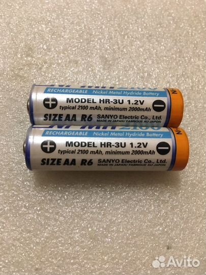 Sanyo HR-3U AA 2100 mAh - Аккумуляторные батарейки