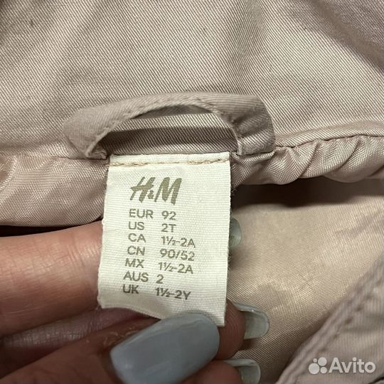 Ветровка для девочки h&m 92