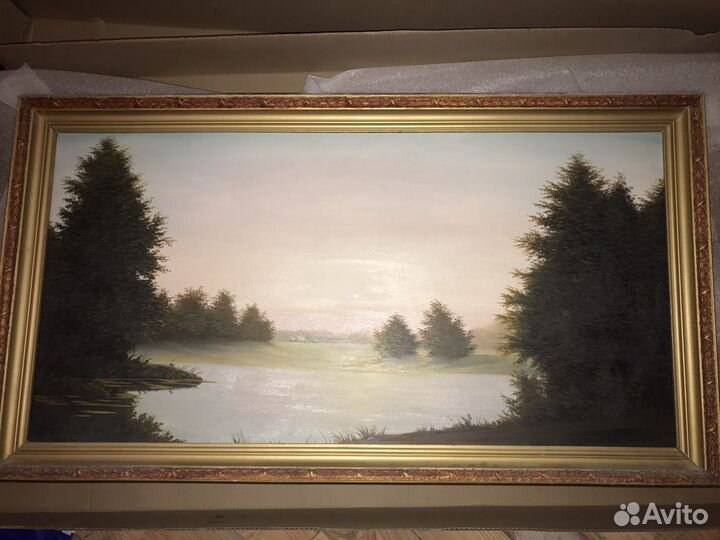 Хорошая Картина в рамке 110*60 маслом