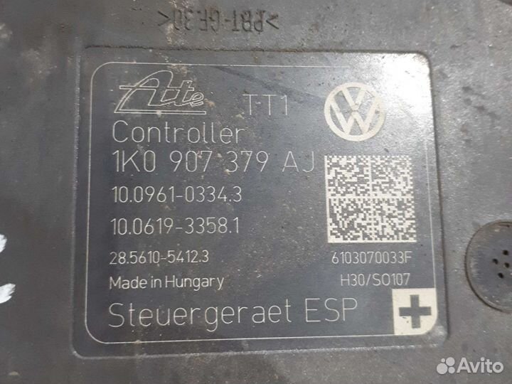 Блок абс фольксваген гольф 6