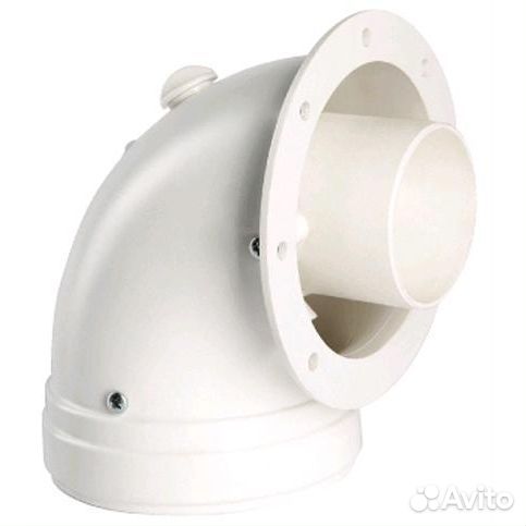 Колено KIT curva 60/100 FL.PR.aria/FM