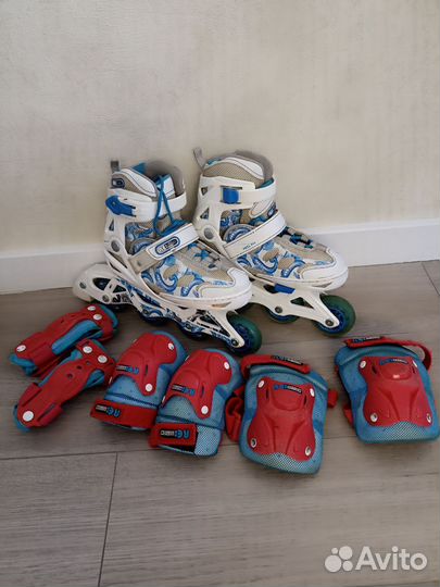 Коньки роликовые Reaction Rainbow 31-36 р-р