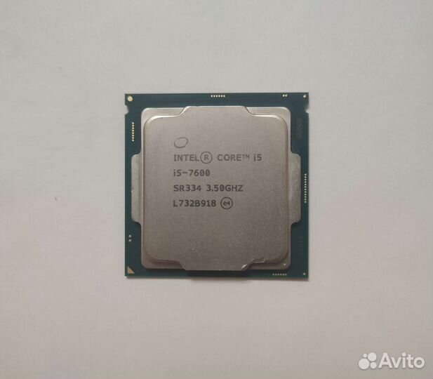Процессор intel core i5 7600, LGA 1151