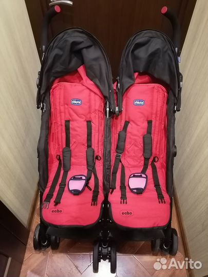 Коляска для двойни Chicco Echo Twin
