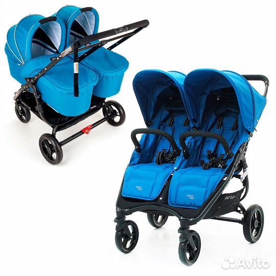 Коляска для двойни 2в1 Valco Baby Snap Duo