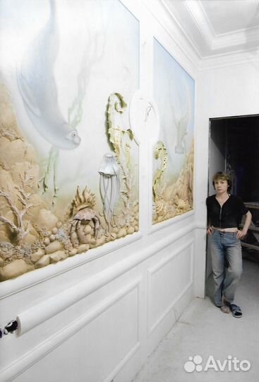 Ручная лепнина (эксклюзивная), ручная лепка