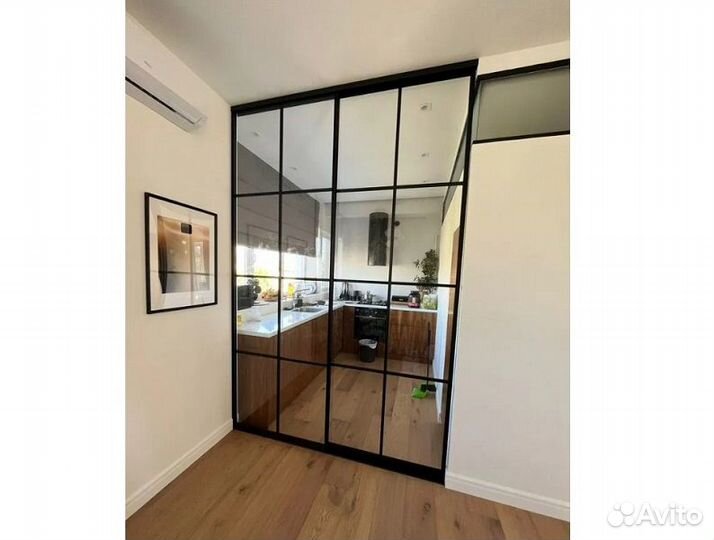 Раздвижная перегородка на заказ