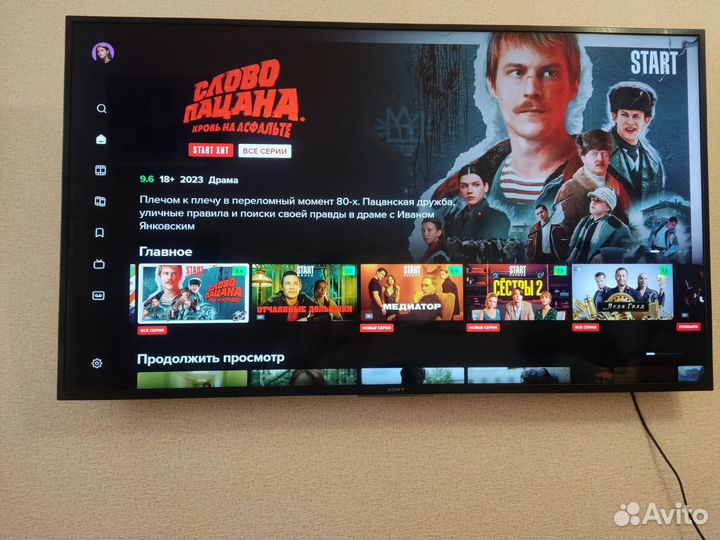 Телевизор sony 55 4k, SMART, WiFi