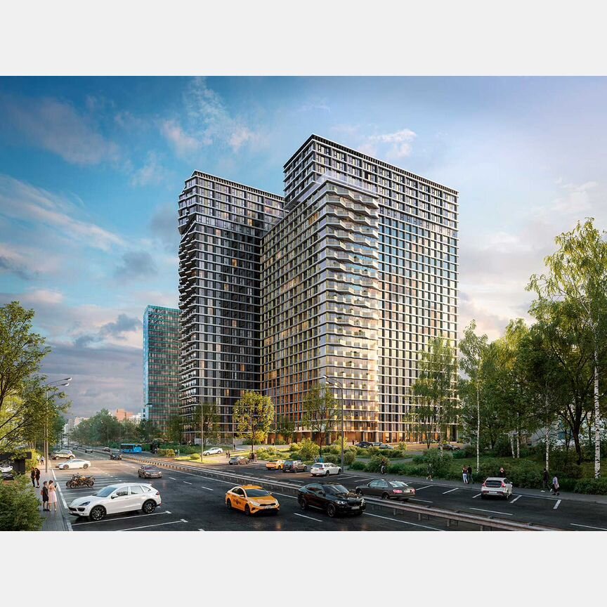 2-к. апартаменты, 54,2 м², 9/29 эт.