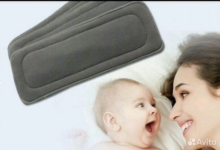 Вкладка в подгузник многослойная на резинке