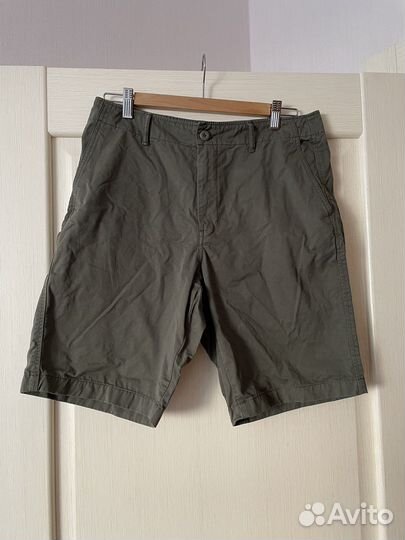 Шорты мужские цвет хаки Uniqlo, р-р 46