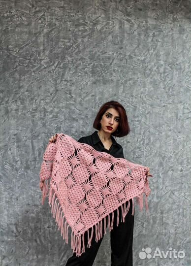 Платок шаль ручная работа