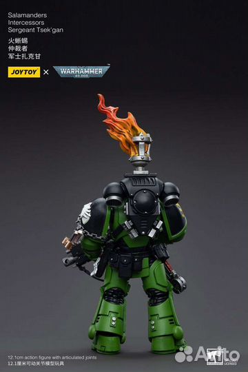 Warhammer 40k Salamanders Sergeant Tsek'gan