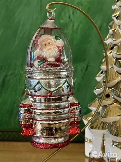 Елочные игрушки стекло польша Komozja