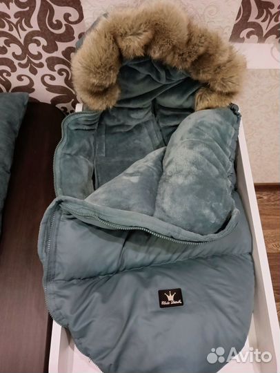Зимний конверт в коляску elodie details