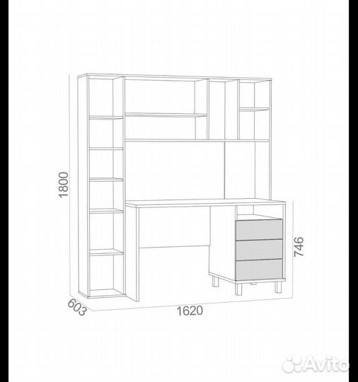 Новый рабочий уголок, письменный стол