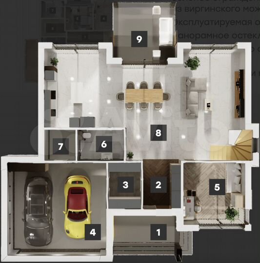 Коттедж 325 м² на участке 13 сот.