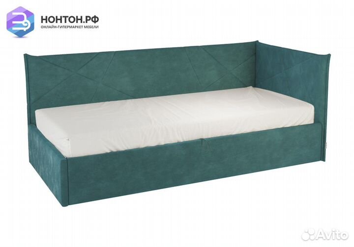 Кровать Квест 0.9 зеленая