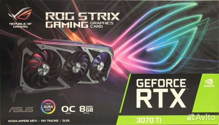 Видеокарта rog strix 3070 ti