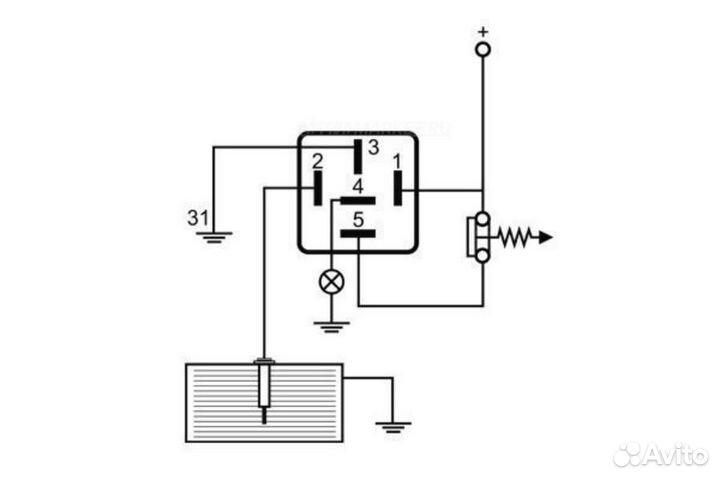 Mahle ME 5 Реле датчика уровня воды