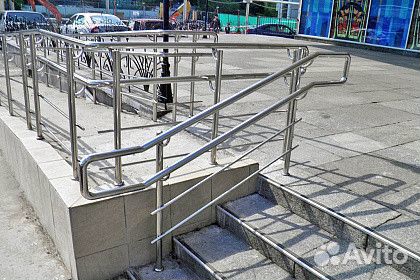Поручни ограждения из нержавеющей стали