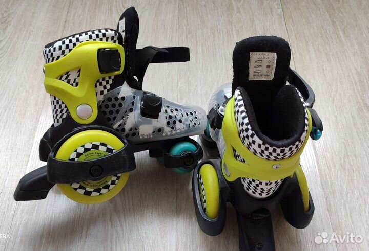 Роликовые коньки детские раздвижные