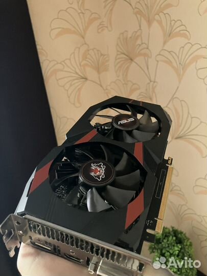 Видеокарта Asus GTX 1050 ti 4GB + копмлектующие