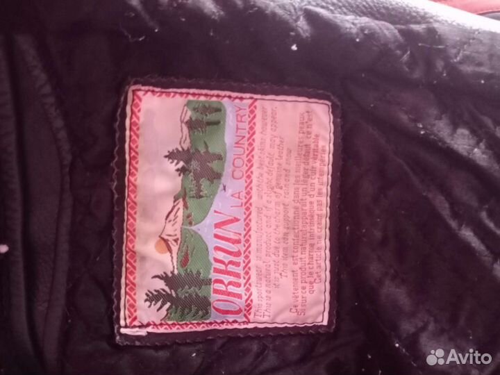 Мотокуртка кожаная Redskins