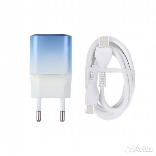 Блок питания hoco C101A 1xPD 20W+Type-C Type-C