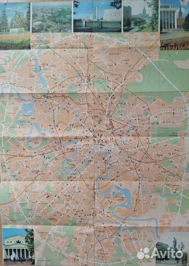 Туристская схема Москвы