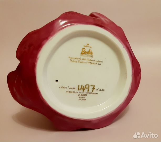 Фарфоровая фигурка Barbie Hallmark 1996