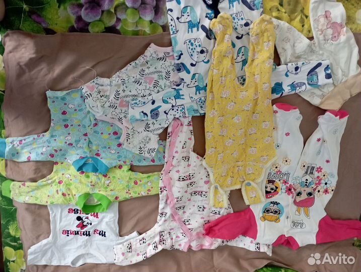 Пакет новых вещей на девочку 64.68.74