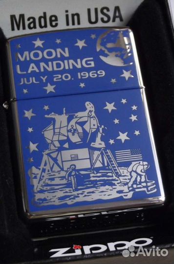 Зажигалка Zippo Apollo Moon Landing LimitedEdition