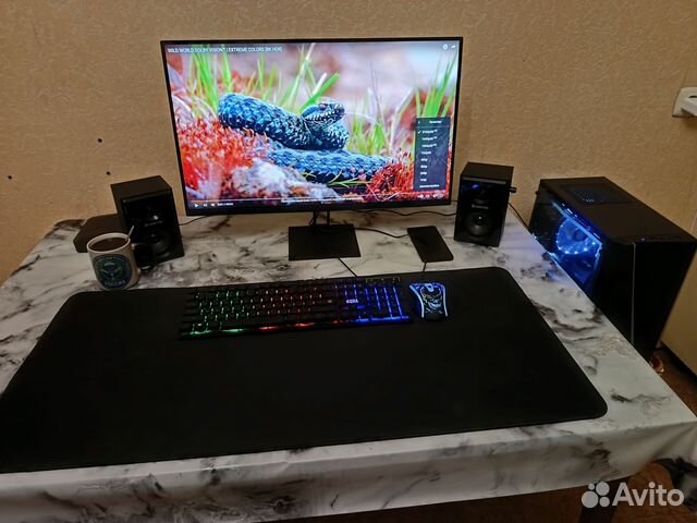 Мощный игровой компьютер с игровым монитором купить в Волгограде ...