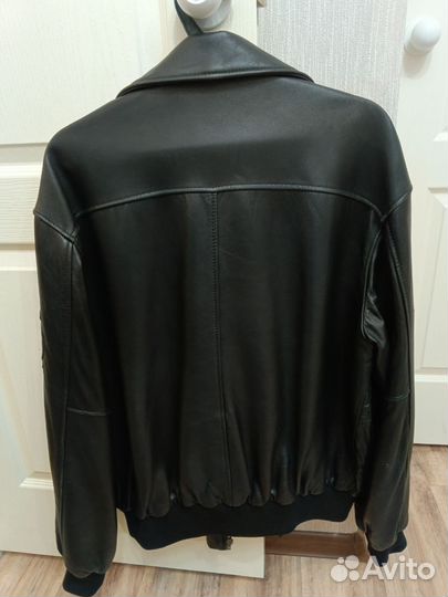 Кожаная куртка мужская pilot