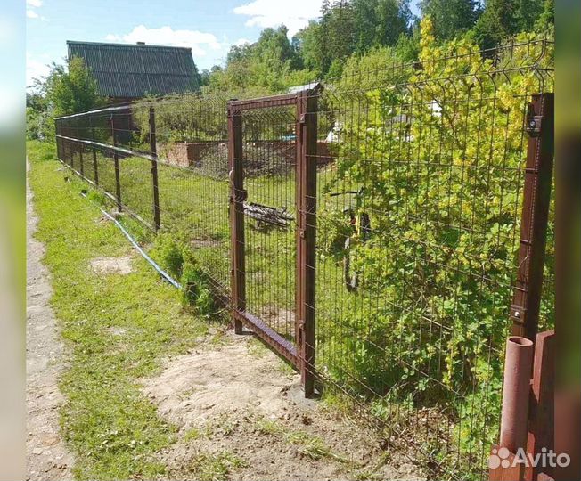 Забор сетка 3д