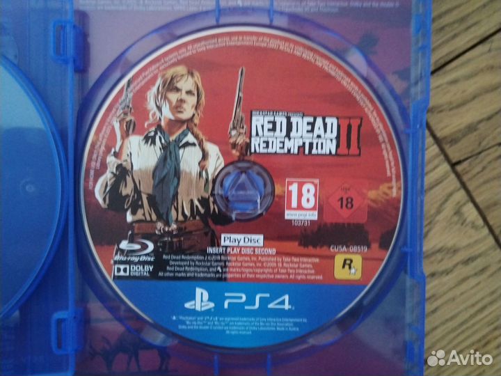 Red dead redemption 2 ps4 диск