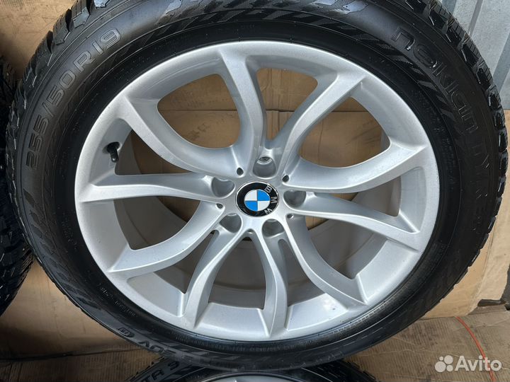 Колеса в сборе зима шипы Runflat R19 BMW X5/X6