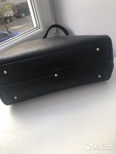 Сумка женская натуральная кожа черная
