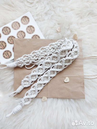 Подхват для штор макраме