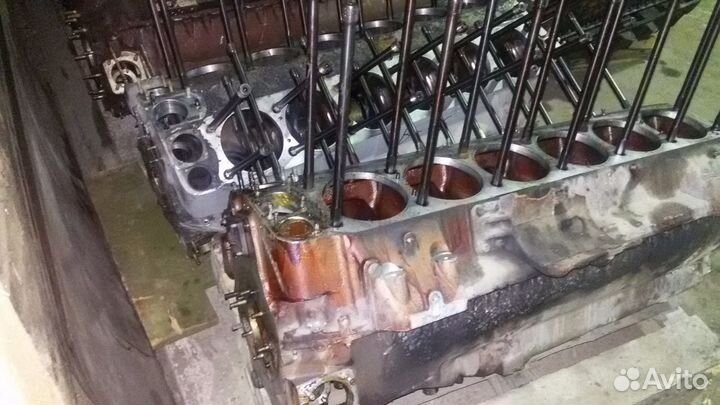 Картер двигателя В-46-6 Демонтаж